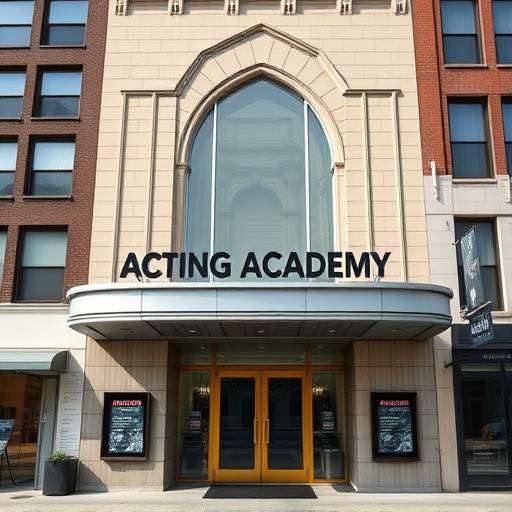 Exterior view of the Acting Mastery Academy building in New York City.